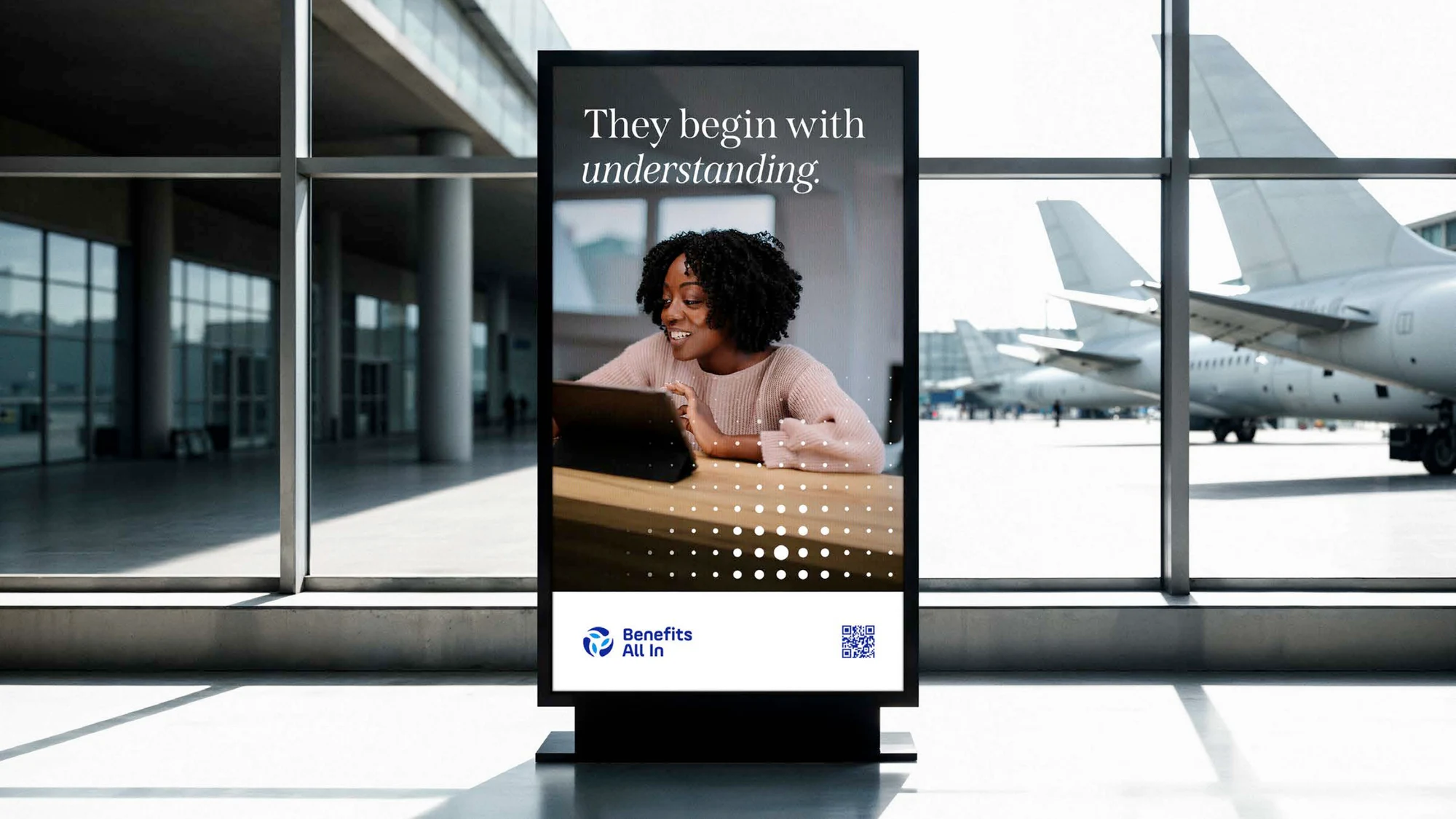 Benefits All In out-of-home campaign